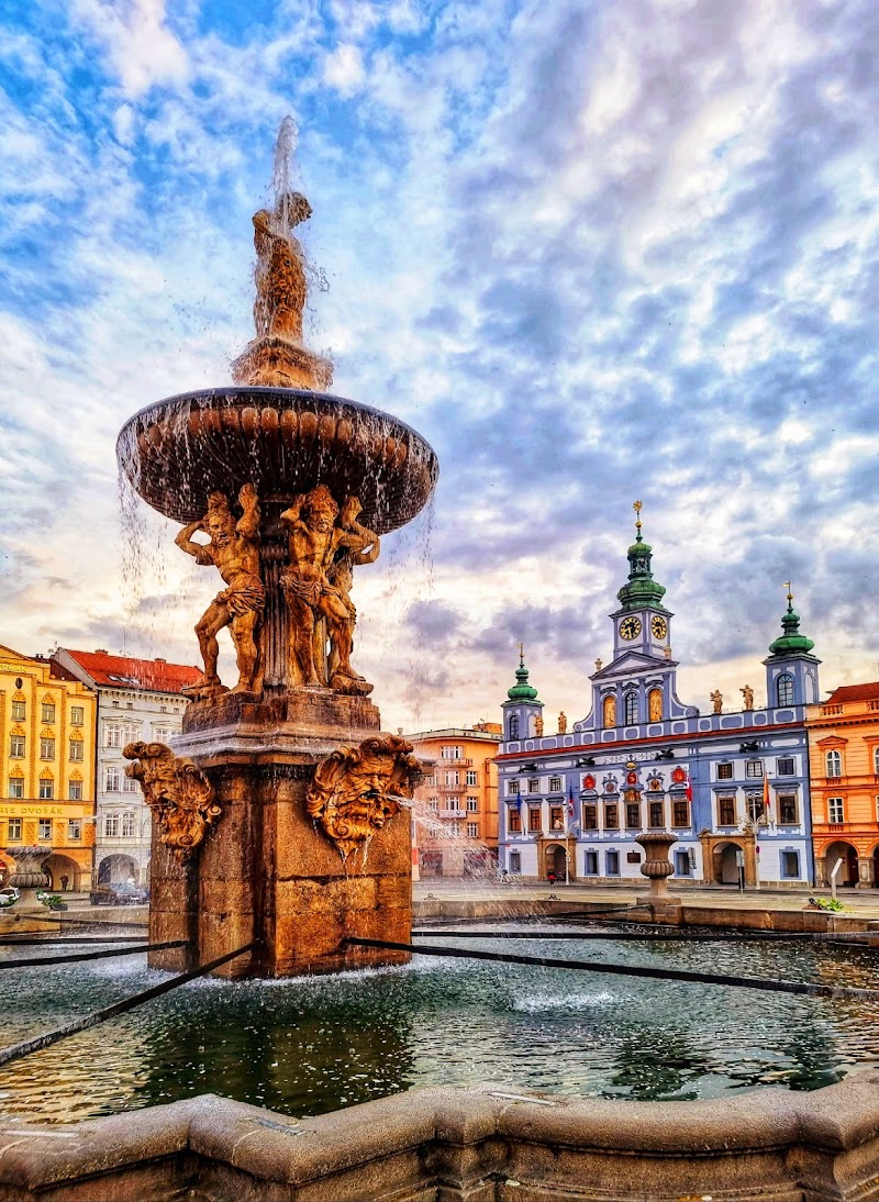 Samson fountain - Samson fountain, Náměstí Přemysla Otakara II., 370 01 České Budějovice-České Budějovice 1, Czechia