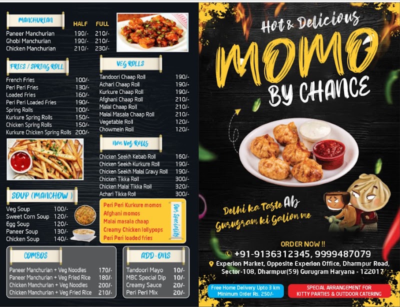 Momo by Chance - Momo by Chance, Dharampur, Sector 108, Gurugram, Haryana 122006, India