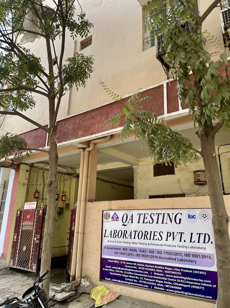 QA Testing Laboratories - QA Testing Laboratories, Ward No- 12, Plot No- 346/3, Railway Crossing, near Sharda Vihar, Sharda Vihar, Korba, Chhattisgarh 495677, India