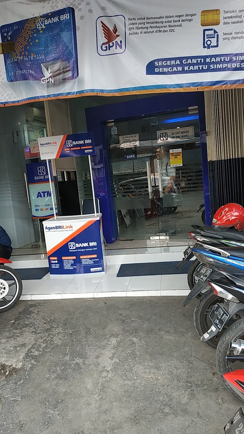 Bank BRI UNIT Bangah - Bank BRI UNIT Bangah Jl. Aryo Bebangah No.240 B, Dusun Bangah Barat, Bangah, Kec. Gedangan, Kabupaten Sidoarjo, Jawa Timur 61254, Indonesia