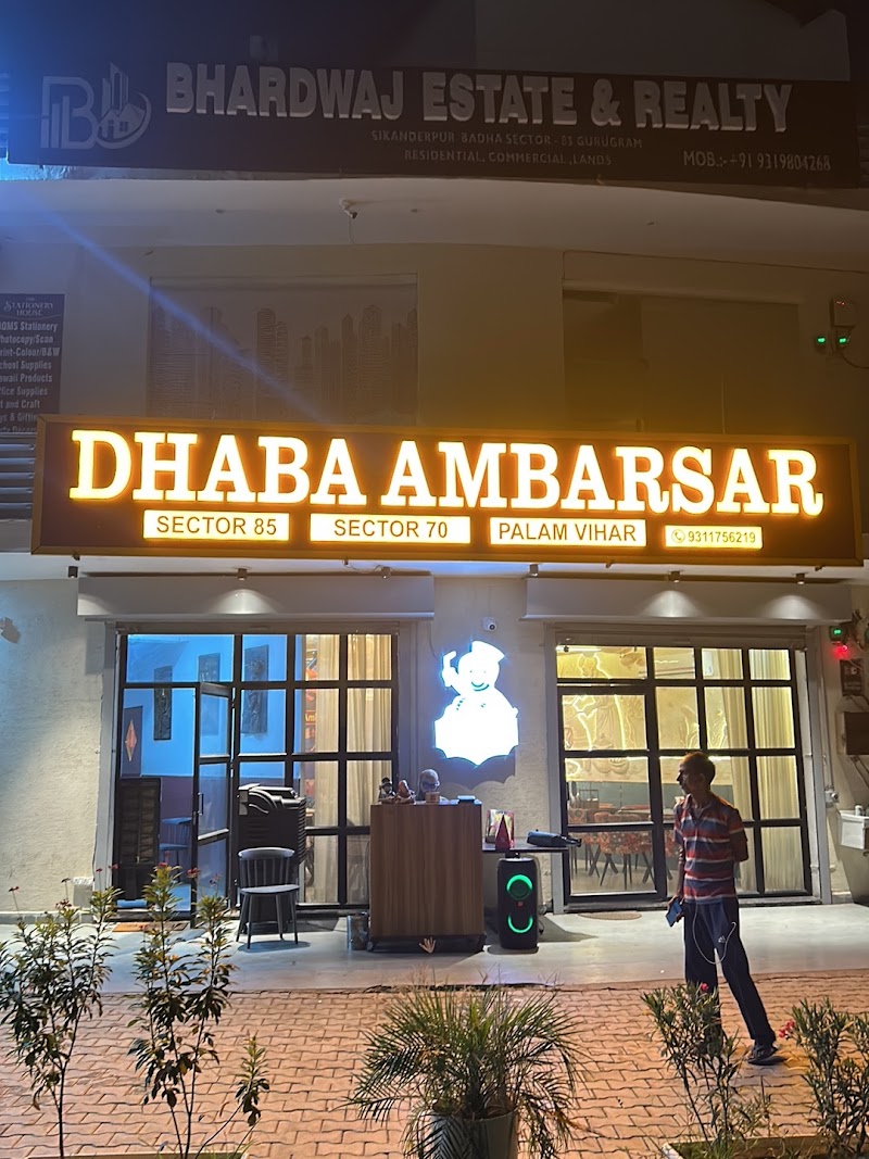 Dhaba Ambarsar - Dhaba Ambarsar Shop No. 4,5, opposite to DPS school, sector 84, Sector 85, Gurugram, Haryana 122012, India