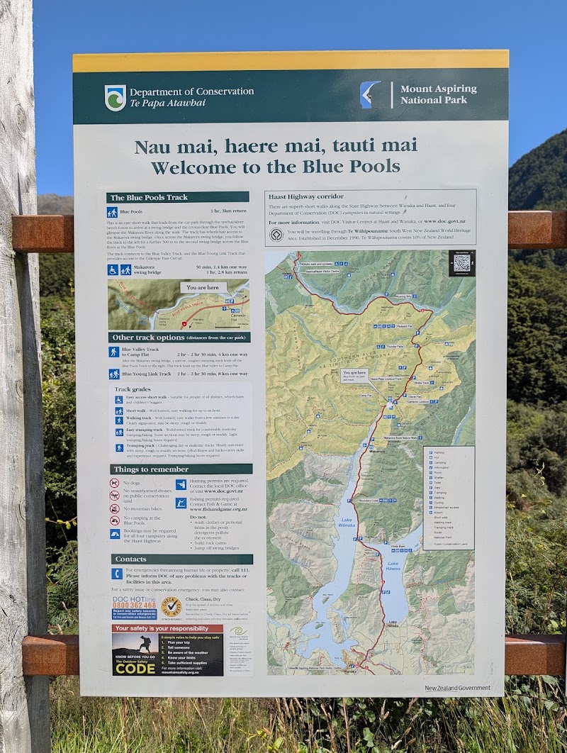 Blue Pools Track - Blue Pools Track, R7QP+QX, Makarora 9382, New Zealand