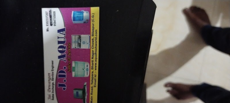 J.D.AQUA SALES &SERVICE - J.D.AQUA SALES &SERVICE, Gali No. 3, Bharti Nagar, Bilaspur, Telipara, Chhattisgarh 495001, India