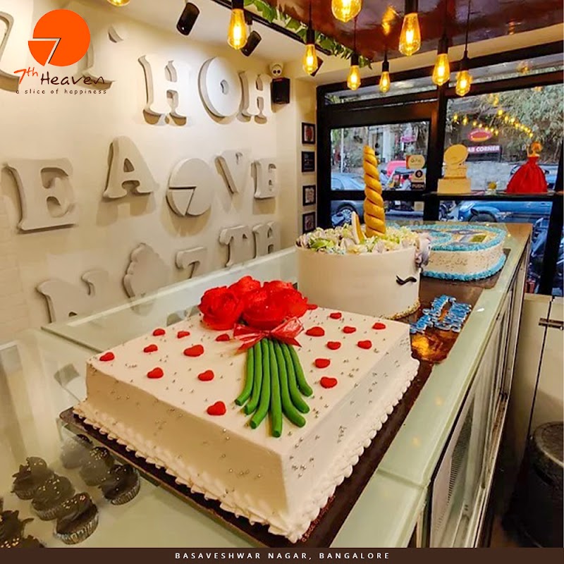 7th Heaven Cakes and Desserts - Basaweshwar Nagar - 7th Heaven Cakes and Desserts - Basaweshwar Nagar 19/A, 1st Main Rd, 3rd Block, West Of Chord Road, 3rd Stage, Basaveshwar Nagar, Bengaluru, Karnataka 560079, India