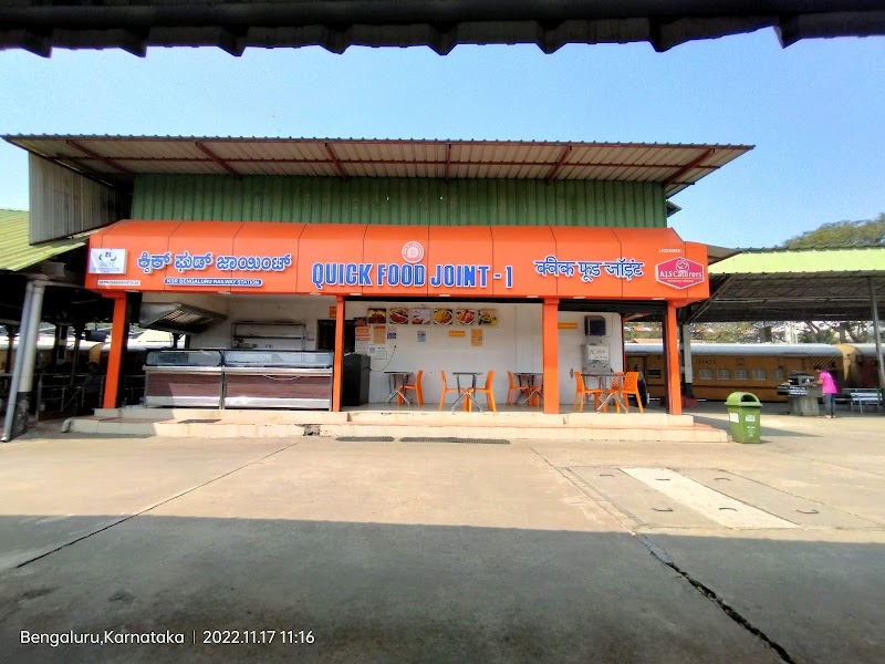 IRSDC Quick Food Joint-1 and A2B veg restaurant - IRSDC Quick Food Joint-1 and A2B veg restaurant, Krantivira Sangolli Rayanna (Bengaluru, M.G. Railway Colony, Sevashrama, Bengaluru, Karnataka 560023, India