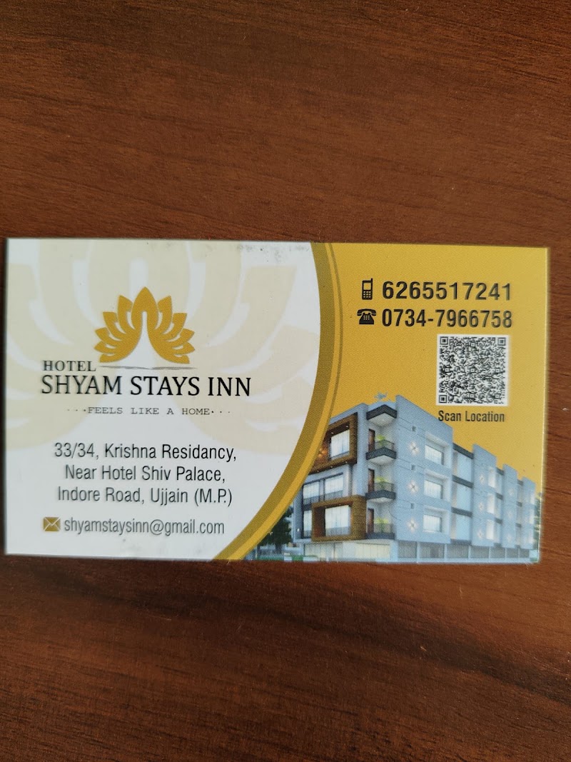 Shyam Stays Inn - Shyam Stays Inn 33-34, Motibagh Colony, Kirti Nagar, Ujjain, Sikandari, Madhya Pradesh 456010, India