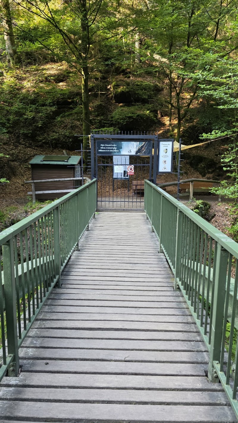 Kładka nad rzeką - Kładka nad rzeką, Naučná stezka Okolím Hřenska 407/17, 407 17 Hřensko, Czechia