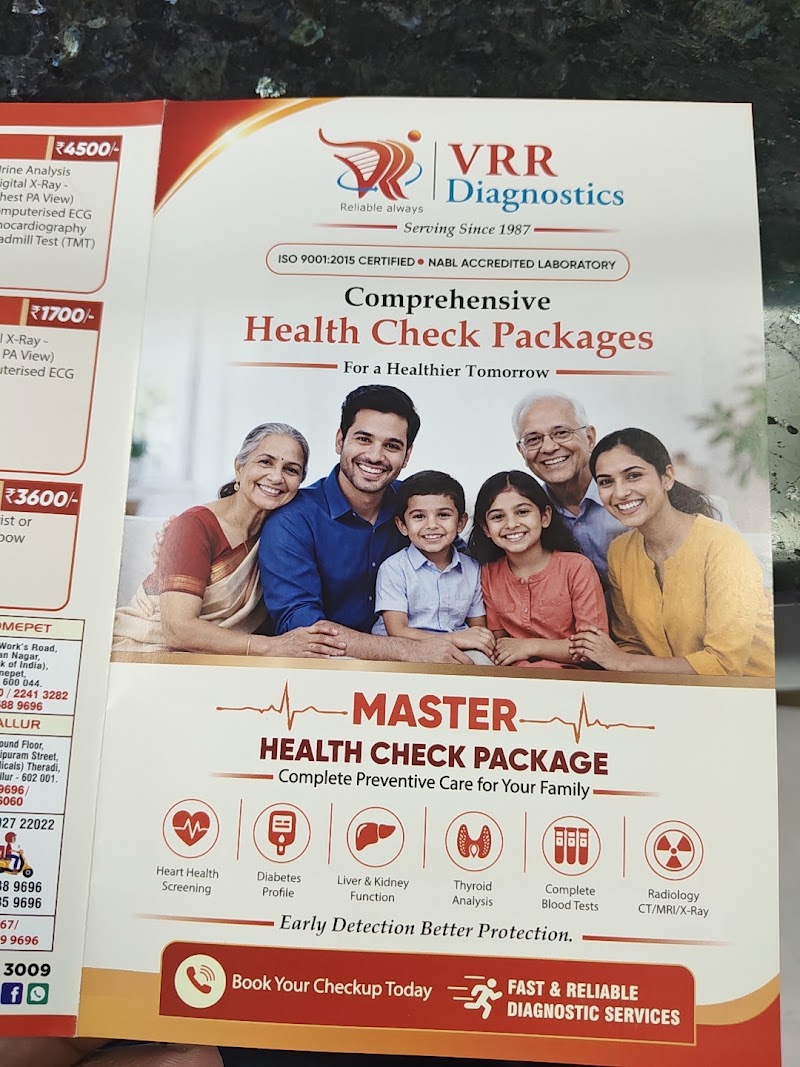 VRR Diagnostics - T Nagar (Burkit Rd) - VRR Diagnostics - T Nagar (Burkit Rd) 87, Burkit Rd, T. Nagar, Chennai, Tamil Nadu 600017, India
