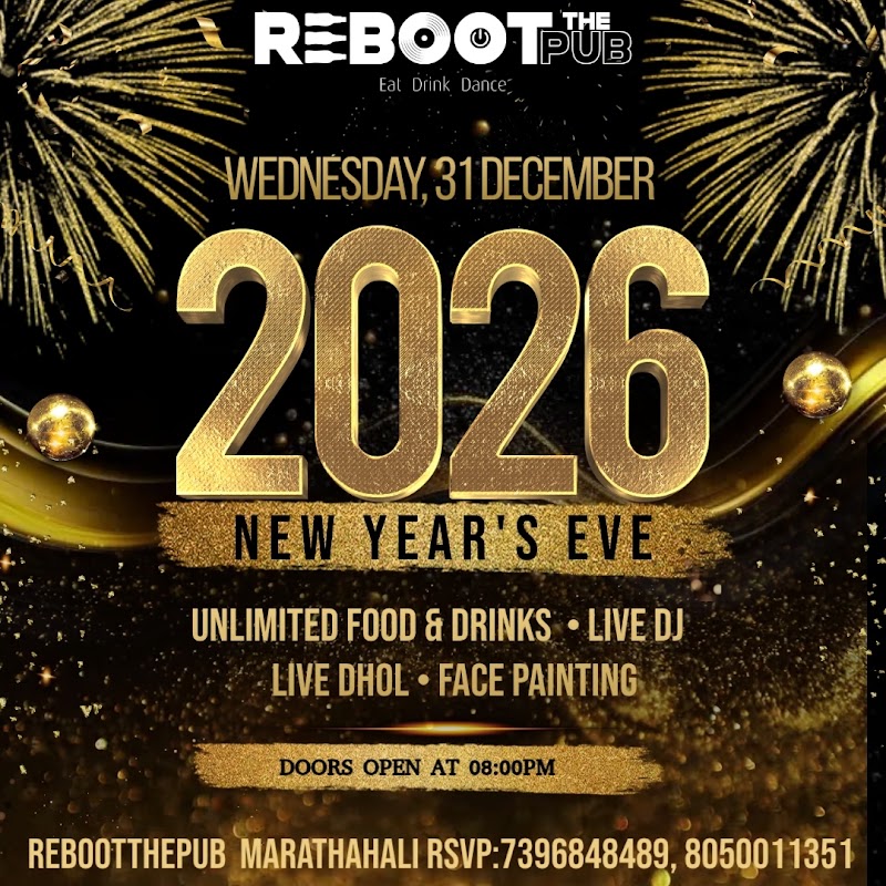 Reboot The Pub - Reboot The Pub No. 90/2, and 90/3, Above Titan World Marathahalli Outer Ring Road, Service Rd, opposite Iron Hill, Sri Balaji Layout, Chandra Layout, Marathahalli, Bengaluru, Karnataka 560037, India