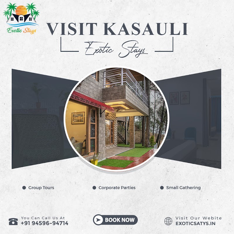 The Exotic Stays - The Exotic Stays Dharampur Kanda road, School Rd, near Lawerence Chowk, Kasauli, Dharampur, Himachal Pradesh 171309, India
