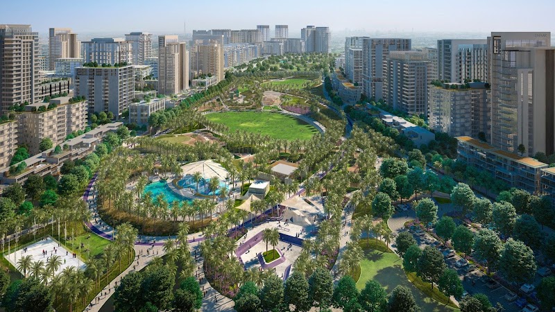 Dubai Hills Park Parking - Dubai Hills Park Parking, 466X+HF3 - Hadaeq Sheikh Mohammed Bin Rashid - Dubai - United Arab Emirates