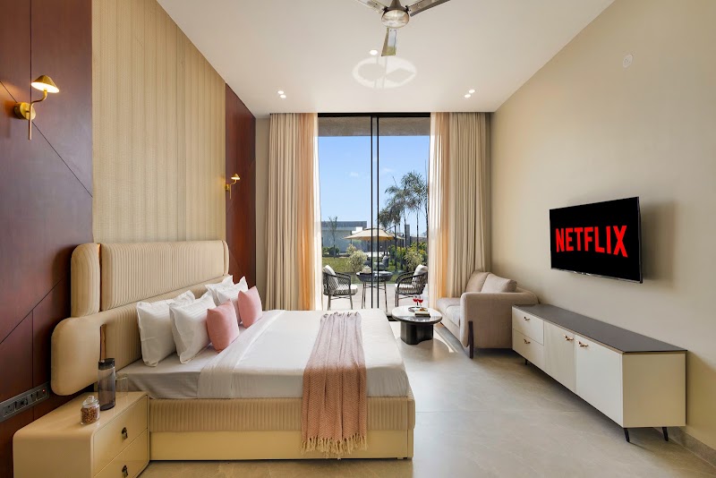 ELIVAAS House of Tvara - 3 BHK Villa with Private Pool and Garden in Gurugram - ELIVAAS House of Tvara - 3 BHK Villa with Private Pool and Garden in Gurugram House of Tvara, Manesar, Hasanpur, Haryana 122105, India