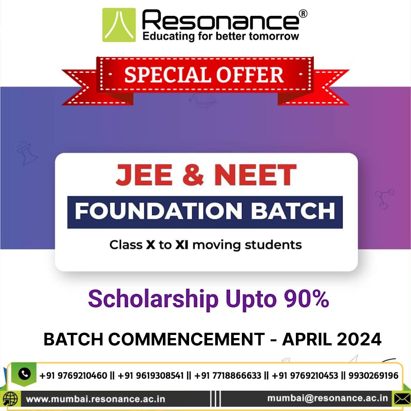Resonance Mumbai - Churchgate Center - Resonance Mumbai - Churchgate Center 1st Floor, Jai Hind College, Admission Office, A Rd, near Station, Churchgate, Mumbai, Maharashtra 400020, India