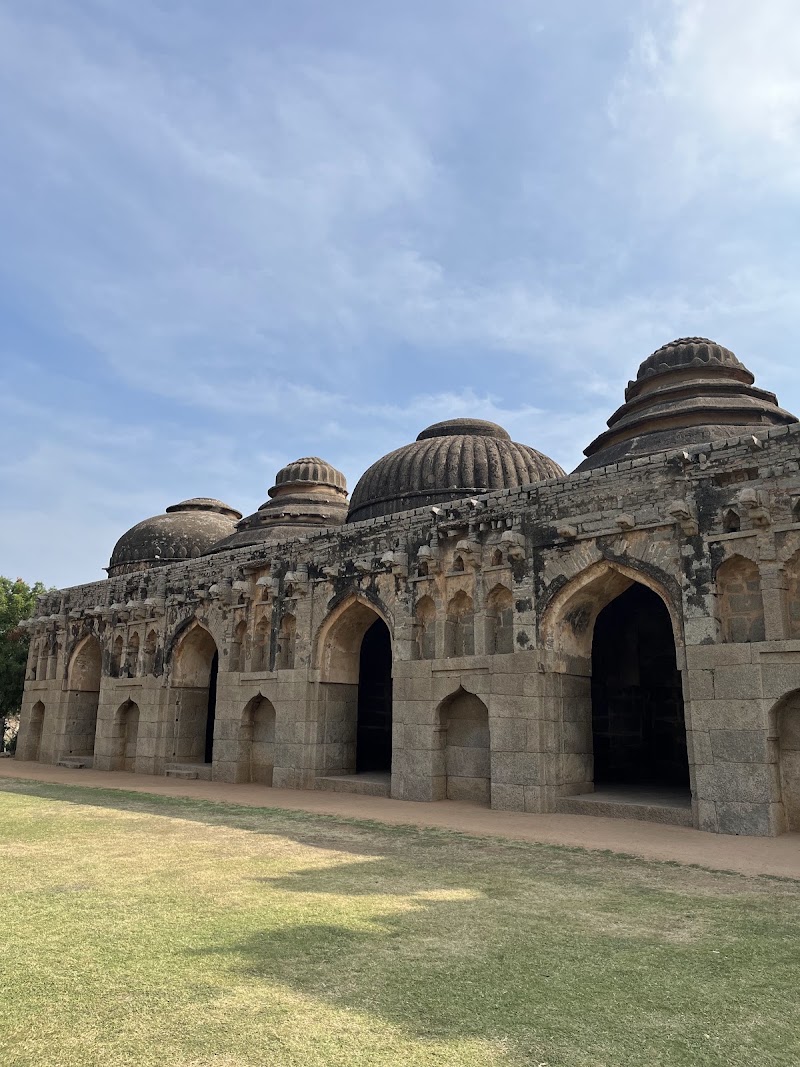 Elephant Stables - Elephant Stables 8FCF+C3X, Hampi, Kamalapura, Karnataka 583221, India