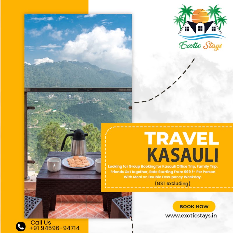 The Exotic Stays - The Exotic Stays Dharampur Kanda road, School Rd, near Lawerence Chowk, Kasauli, Dharampur, Himachal Pradesh 171309, India