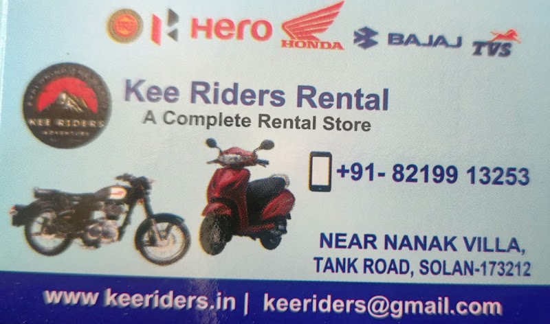 Kee riders - Kee riders Tank Rd, near Nanak Villa, Kotla Nala, Solan, Himachal Pradesh 173212, India
