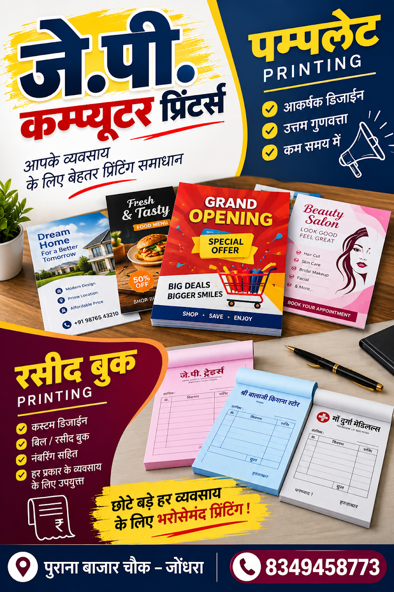 JP Computer - JP Computer, Purana Bazar Chouk, 495551, Jondhra, Chhattisgarh 495551, India
