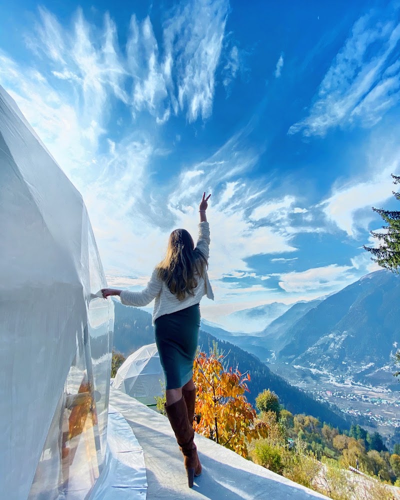 GlampEco Stays: India's First Unique Luxury Glamping Dome Stay in Sethan, Hamta Manali - GlampEco Stays: India's First Unique Luxury Glamping Dome Stay in Sethan, Hamta Manali Curve Number 32 & 33 , Hamta Village AD Hydro Project, Road, Prini, Manali, Himachal Pradesh 175143, India