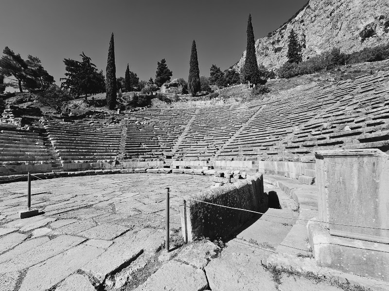The Ancient Theater of Delphi - The Ancient Theater of Delphi, Delphi 330 54, Greece