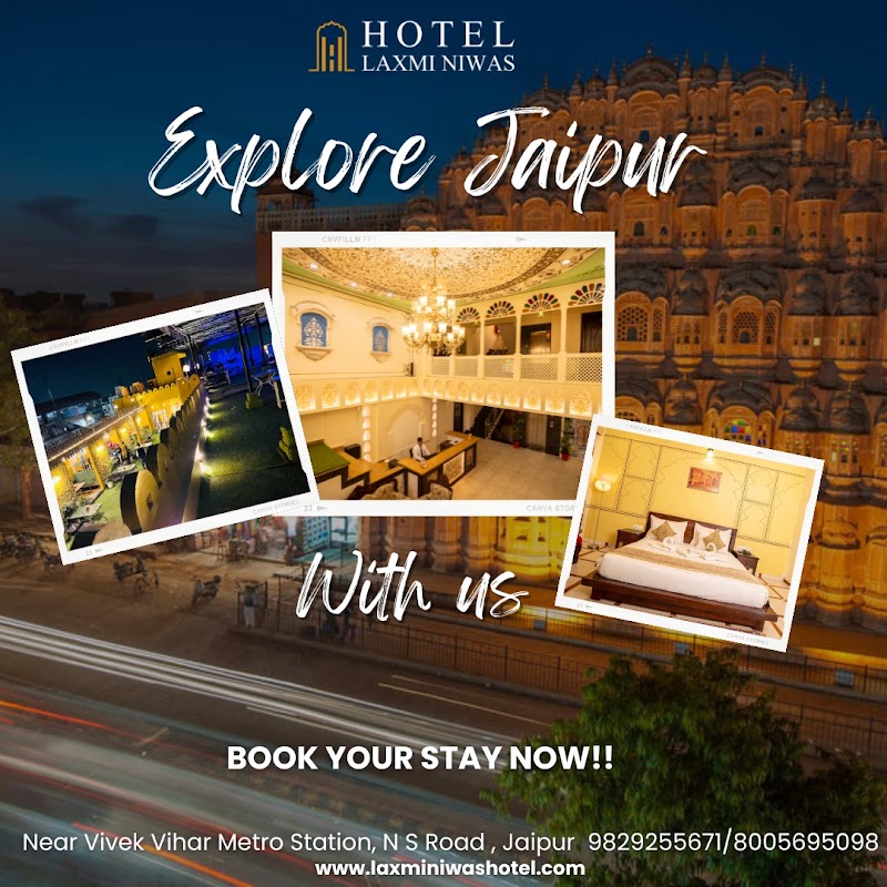Hotel Laxmi Niwas - A Heritage Retreat - Hotel Laxmi Niwas - A Heritage Retreat, 116, Metro Station, Near, New Sanganer Rd, Vivek Vihar, Sodala, Jaipur, Rajasthan 302019, India