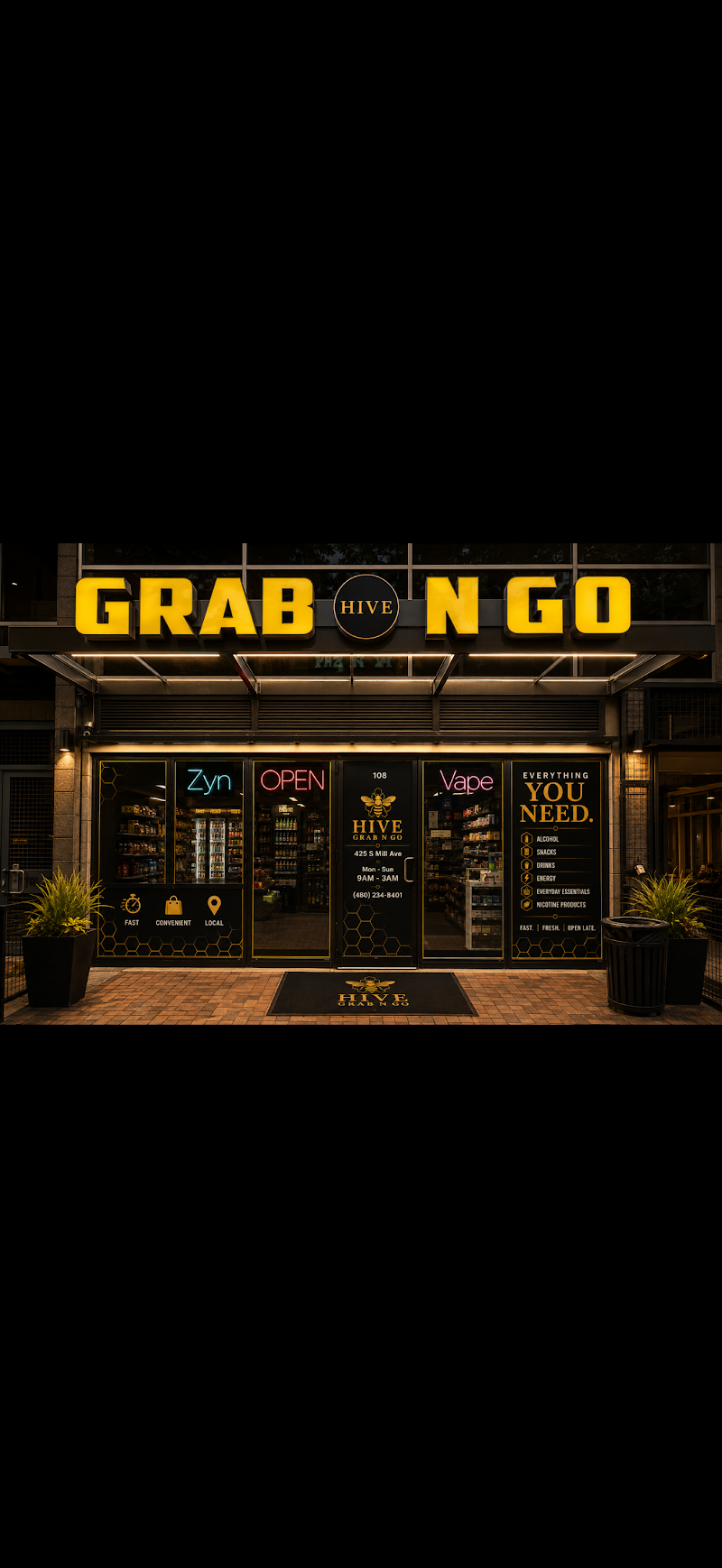 HIVE Grab N Go - HIVE Grab N Go, 425 S Mill Ave Ste 108, Tempe, AZ 85281, USA