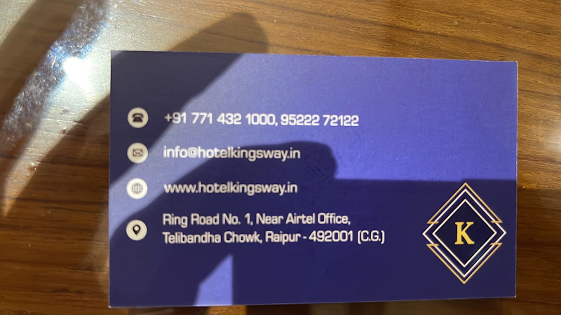 Hotel Kingsway-Luxury Hotel - Hotel Kingsway-Luxury Hotel Ring Road No.1 opposite State Bank of India Telibandha, Chowk, Mahaveer Nagar, Raipur, Chhattisgarh 492001, India