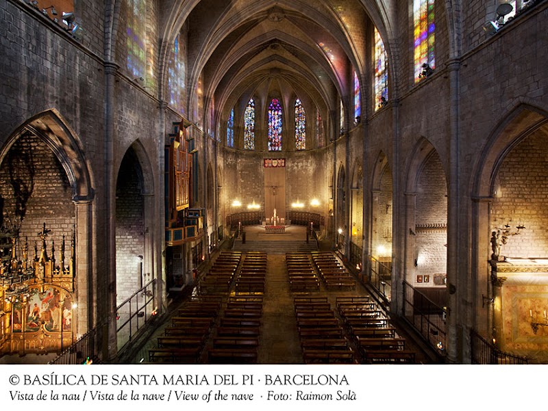 Basílica de Santa Maria del Pi - Basílica de Santa Maria del Pi Plaça del Pi, 7, Ciutat Vella, 08002 Barcelona, Spain
