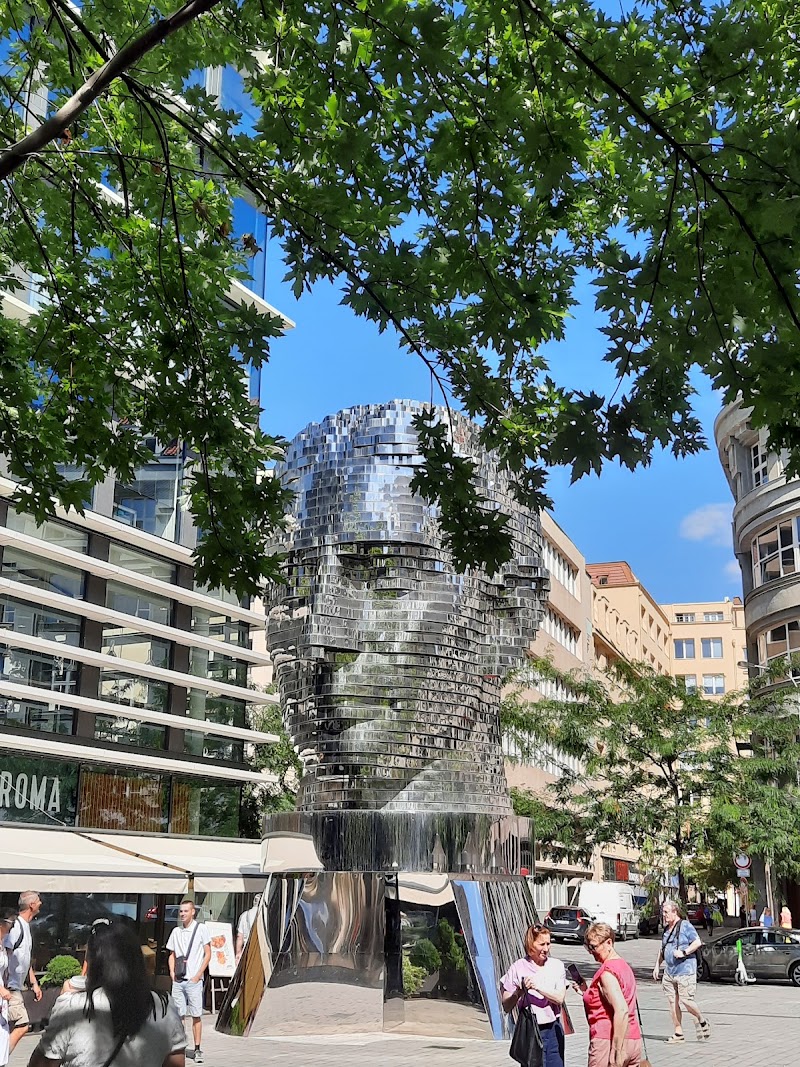 Franz Kafka - Rotating Head by David Cerny - Franz Kafka - Rotating Head by David Cerny, Charvátova, Nové Město, 110 00 Praha-Praha 1, Czechia