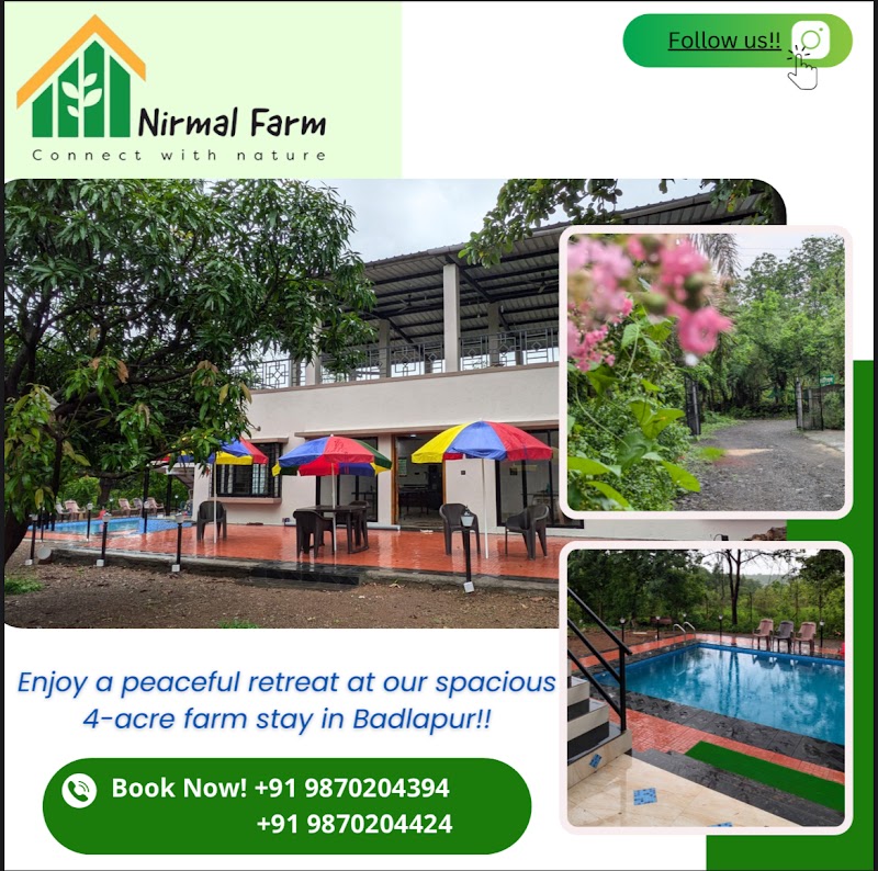 Nirmal Farm - Nirmal Farm number 64/1, Madhuban society, gaon Aghanwadi, Chongaon, Badlapur, Maharashtra 421503, India