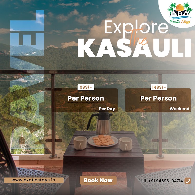 The Exotic Stays - The Exotic Stays Dharampur Kanda road, School Rd, near Lawerence Chowk, Kasauli, Dharampur, Himachal Pradesh 171309, India