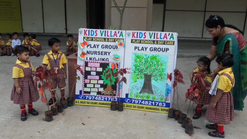 KIDS VILLA'A - Play School & Day Care - KIDS VILLA'A - Play School & Day Care, A-5, Khamardih Rd, Sales Tax Colony, Shankar Nagar, Raipur, Chhattisgarh 492004, India