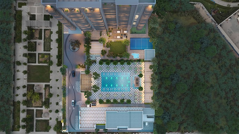 HYDE Residences Dubai Hills - HYDE Residences Dubai Hills, 463R+HH Park Main entrance - Hadaeq Sheikh Mohammed Bin Rashid - Dubai Hills - Dubai - United Arab Emirates