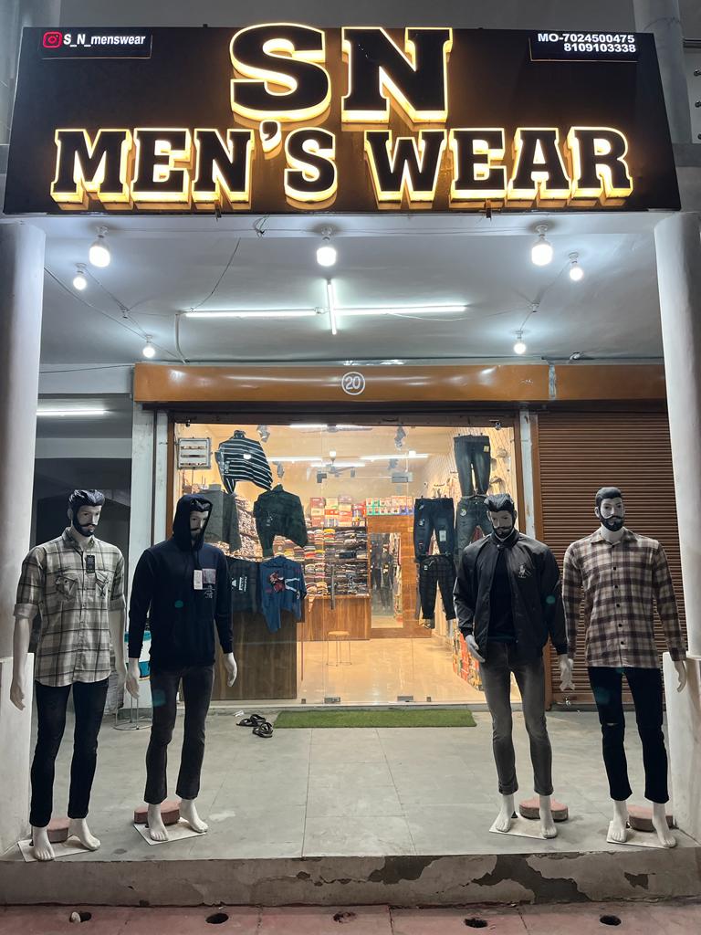 S N MENS WEAR - S N MENS WEAR, Shop NO. 20, Raj kishore Nagar, vyavasayik Parisar, Bajrang Chowk, Bilaspur, Rajkishore Nagar, Chhattisgarh 495006, India