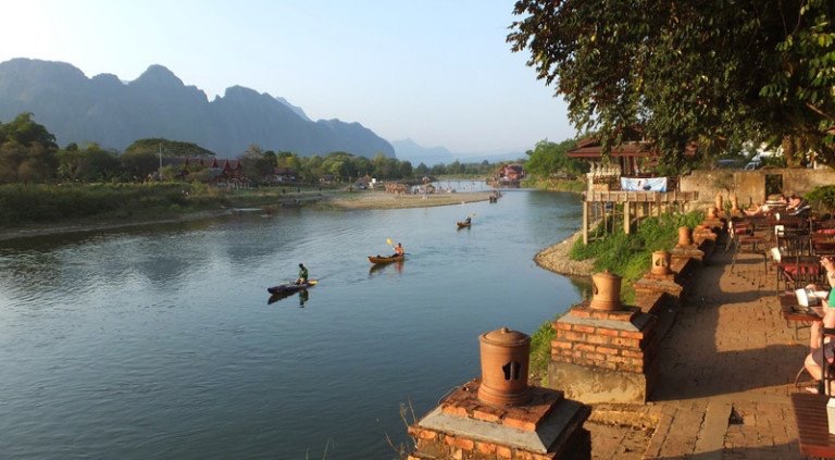 Nam Song River - Nam Song River, Vang Vieng, Laos