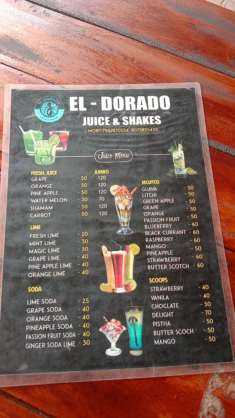 EL-DORADO Juice n Shakes - EL-DORADO Juice n Shakes, VMW9+8PC, Mukhathala, Keralam 691577, India