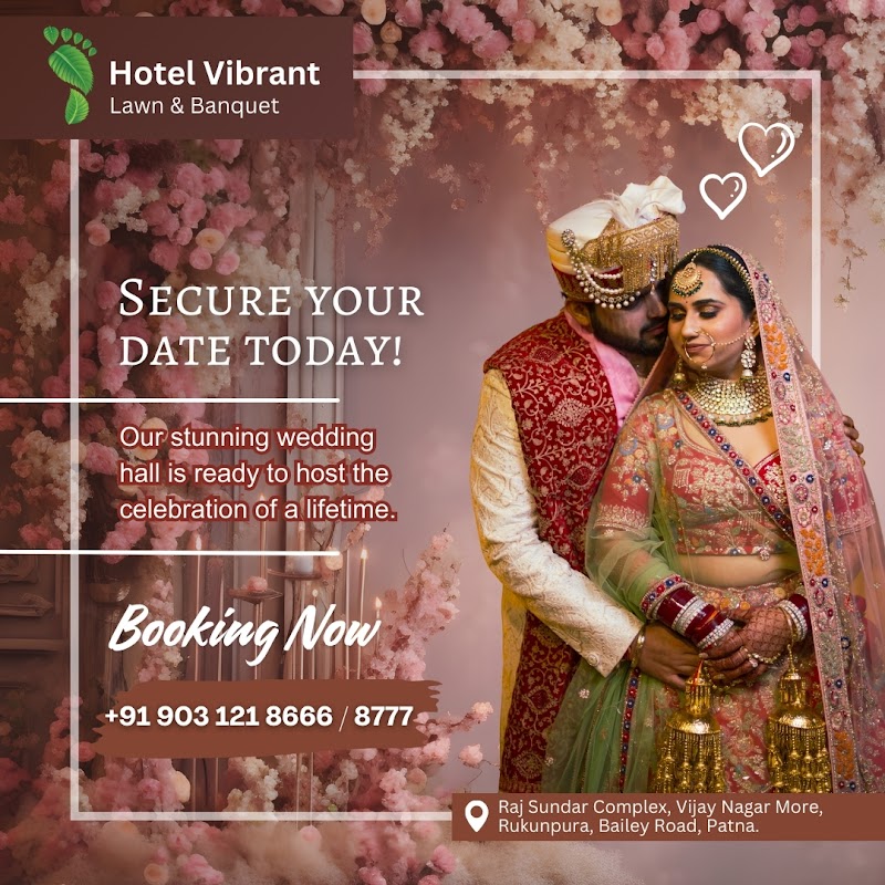 Hotel Vibrant Lawn & Banquet - Hotel Vibrant Lawn & Banquet Raj Sundar Complex, Bailey Rd, Rukanpura, Patna, Bihar 800014, India