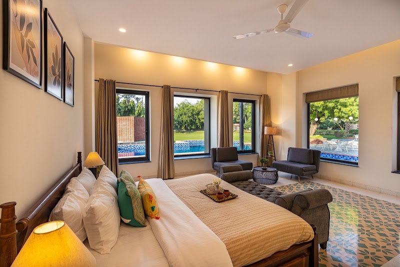 StayVista at The Brick house | Villa with Private Pool in New Delhi - StayVista at The Brick house | Villa with Private Pool in New Delhi, Nh-8, Dwarka Link Rd, D Block, Samalkha, Samalka, New Delhi, Delhi 110097, India