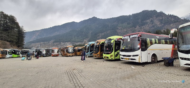 Manali Pvt Bus Stand - Manali Pvt Bus Stand, 65MQ+M74, NH 3, Dhungri Village, Manali, Nasogi, Himachal Pradesh 175131, India