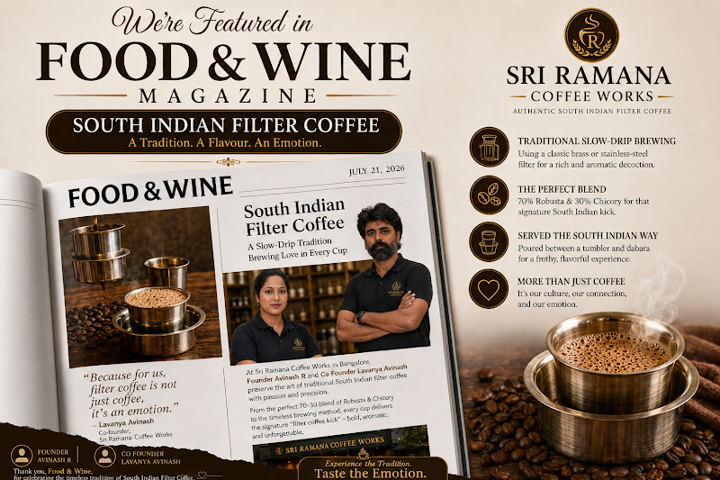 SRI RAMANA COFFEE WORKS - SRI RAMANA COFFEE WORKS 52/7, 13th B Main Rd, near Rama Temple Road, Doopanahalli, Indiranagar, Bengaluru, Karnataka 560008, India