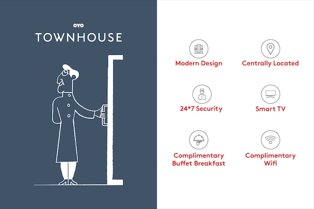Townhouse by OYO The Awadh Airport - Townhouse by OYO The Awadh Airport 226023, G7/49 G7, 49, Amar Shaheed Path, Phase 2, Hindnagar Colony, Transport Nagar, Lucknow, Uttar Pradesh 226012, India