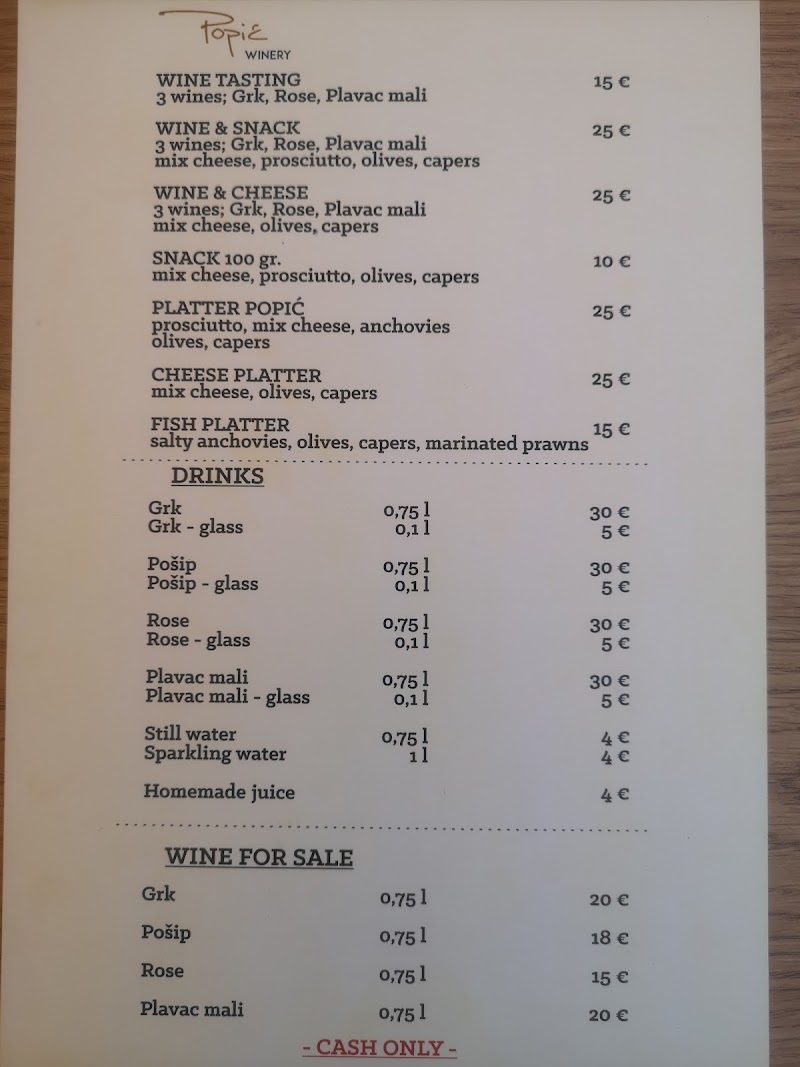 Popić Winery - Popić Winery, Mala postrana 475, 20263, Lumbarda, Croatia