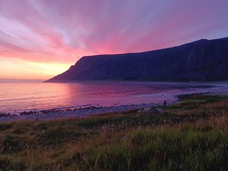 Unstad Beach - Unstad Beach Unstad Beach, Vestvågøy, Norway