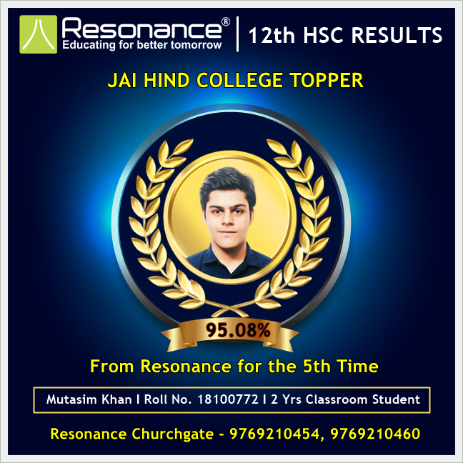 Resonance Mumbai - Churchgate Center - Resonance Mumbai - Churchgate Center 1st Floor, Jai Hind College, Admission Office, A Rd, near Station, Churchgate, Mumbai, Maharashtra 400020, India