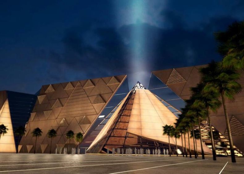 The Grand Egyptian Museum - The Grand Egyptian Museum, X4VF+V38, Cairo - Alexandria Desert Rd, Kafr Nassar, Al Haram, Giza Governorate 3513203, Egypt
