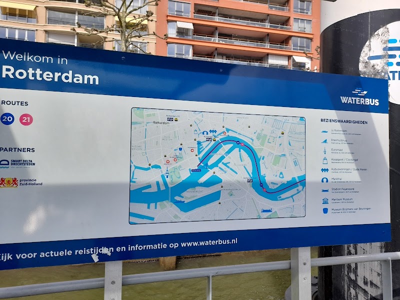 Waterbus - Waterbus Erasmusbrug - Stormpolder, 3016 DK Rotterdam, Netherlands