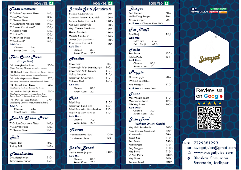 Swagat Ice Cream Parlour & Juice Corner - Swagat Ice Cream Parlour & Juice Corner neelkanth tower, Bhaskar Cir, Chouraha, Ratanada, Jodhpur, Rajasthan 342011, India