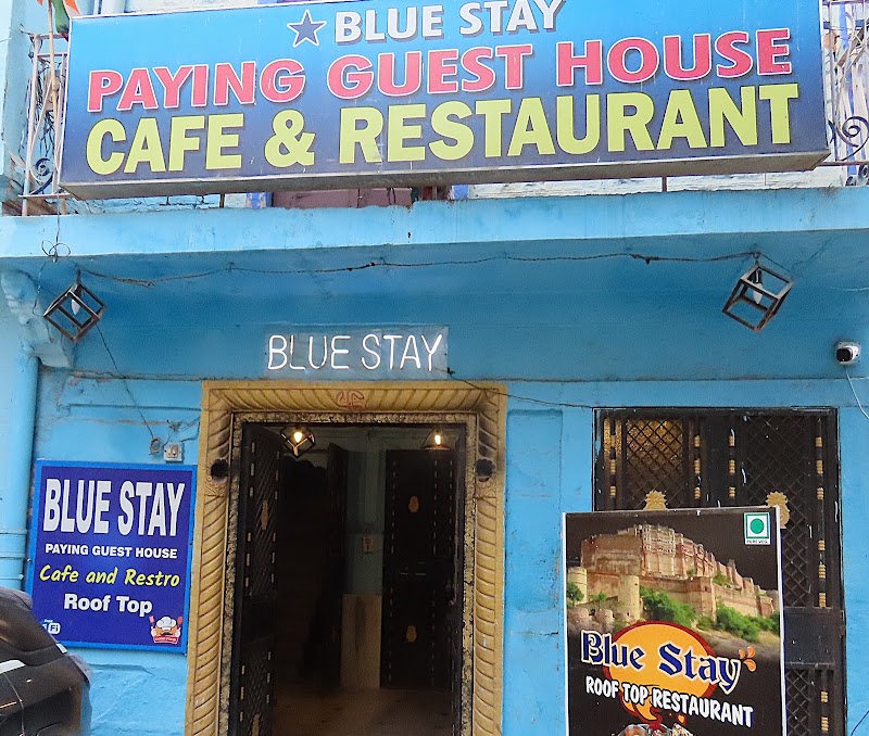 BLUE STAY ROOF TOP CAFE AND RESTAURANT - BLUE STAY ROOF TOP CAFE AND RESTAURANT Fort Rd, near Clock Tower, Killi Khana, makrana mohalla, Sodagaran Mohalla, Jodhpur, Rajasthan 342001, India