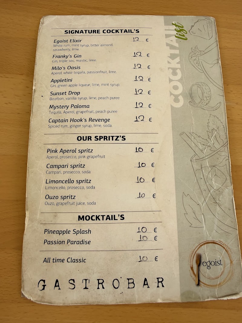 EGOIST - EGOIST Adamantas 848 00, Greece