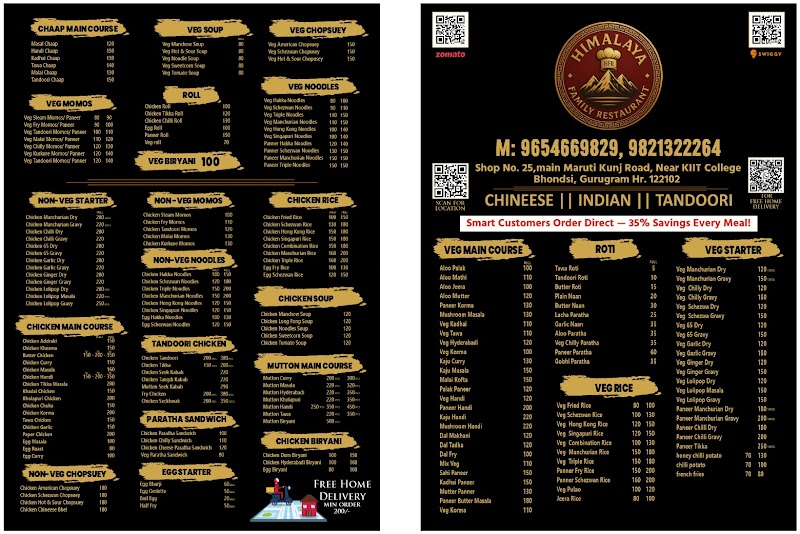 Himalaya Family Restaurant - Himalaya Family Restaurant Bhondsi, Sector 67, Gurugram, Haryana 122102, India