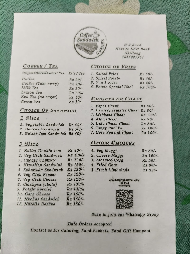 Coffee Sandwich Corner - Coffee Sandwich Corner RS Pharmacy Market, GS Rd, next to UCO Bank, Police Bazar, Shillong, Meghalaya 793001, India